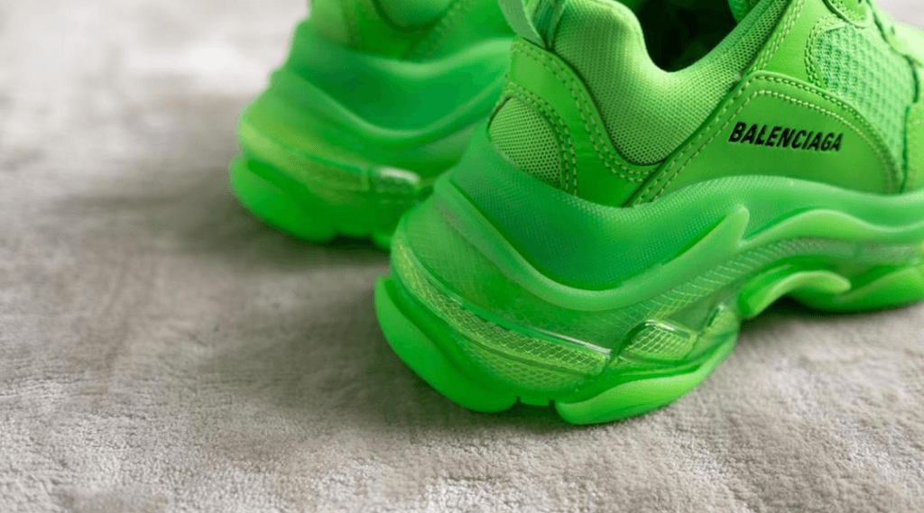 Balenciaga Triple S verdi