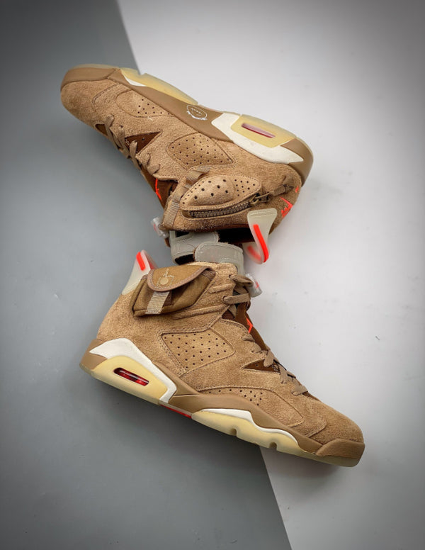 Nike Air Jordan 6 Retro Travis Scott British Khaki | Provehito