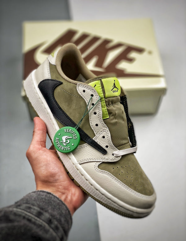 Nike Air Jordan 1 Travis Scott Golf Neutral Olive | Provehito
