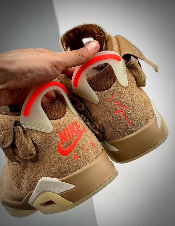 Nike Air Jordan 6 Retro Travis Scott British Khaki | Provehito