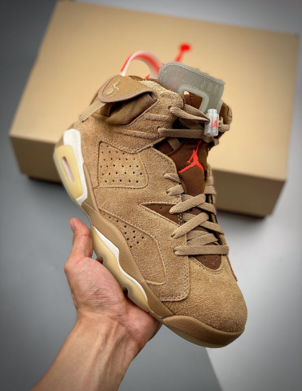Nike Air Jordan 6 Retro Travis Scott British Khaki | Provehito