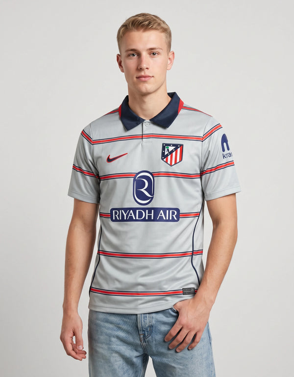 Atletico Madrid Maglia Third 2026/2027 Nike grigia – fronte