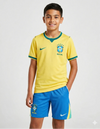 brasile completino home bambino 2025 2026 nike maglia gialla pantaloncini azzurri cbf