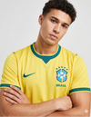 Brasile Maglia Home 2026 Nike - Dettaglio Stemma CBF e Colletto Verde