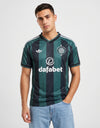 Seconda Maglia Celtic 2026/2027 Adidas verde e nera zig-zag – fronte