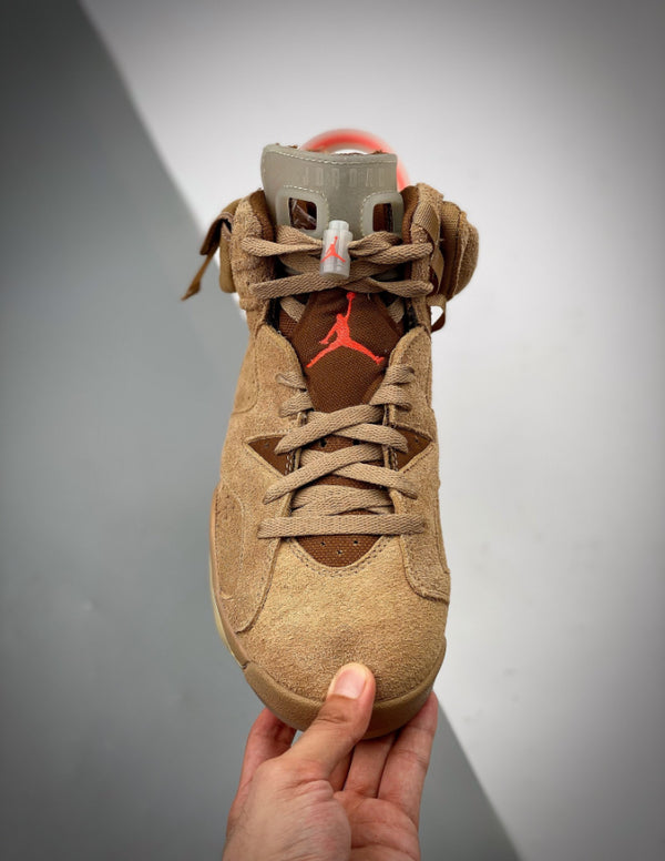 Nike Air Jordan 6 Retro Travis Scott British Khaki | Provehito