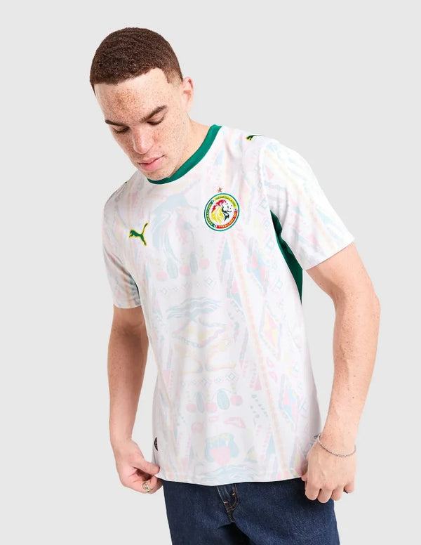 Maglia Home Senegal 2026 Puma - Vista Laterale con Inserti Verdi