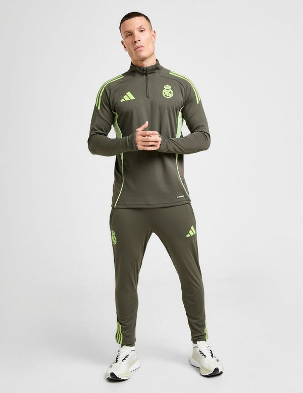 Real Madrid Tuta Training Track 1/4 Zip 2025/2026 Verde