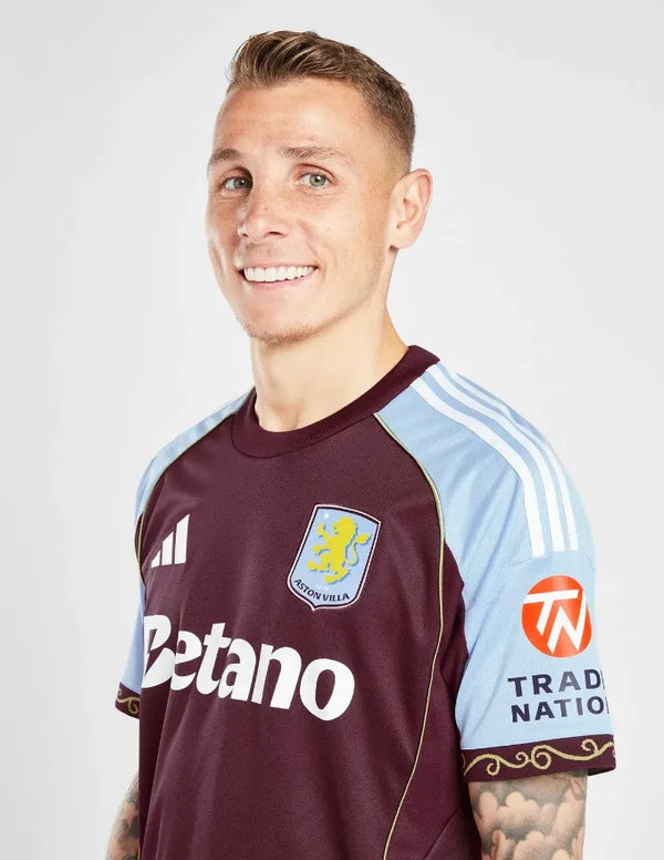 Aston Villa Maglia Home 2025/2026 Adidas - Stemma e Sponsor Betano