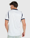 Maglia Inter Away 2026/2027 Nike bianca a righe, vista posteriore