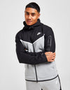Nike Tech Tuta Fleece Full Zip Nero e Grigio | Provehito
