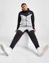Nike Tech Tuta Fleece Full Zip Nero e Grigio | Provehito