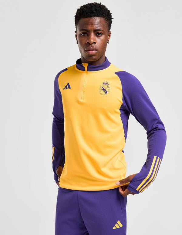 Real Madrid Tuta 1/4 Zip Giallo/Viola 2023/2024 | Provehito
