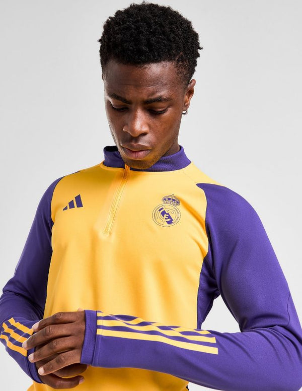 Real Madrid Tuta 1/4 Zip Giallo/Viola 2023/2024 | Provehito