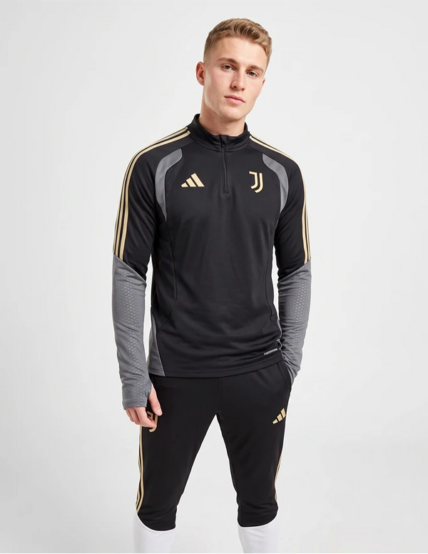 Tuta allenamento Juventus EU nera 2026/2027 Adidas oro