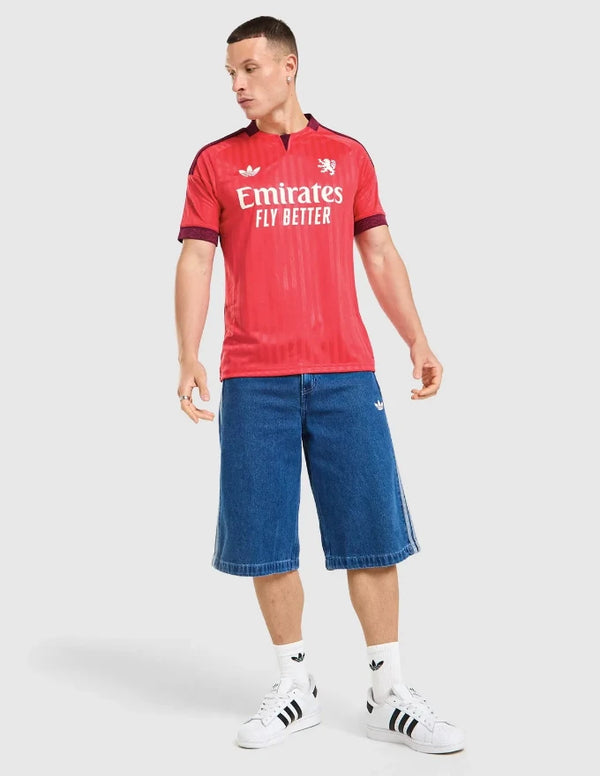 Lione Maglia Away 2026/2027 Adidas figura intera con sponsor Emirates Fly Better