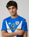 maglia brescia home 2003 2004 kappa dettaglio stemma brescia calcio banca lombarda