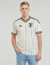 maglia giappone away 2026 adidas originals bianca righe verticali multicolor stemma jfa