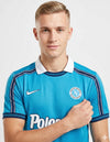 maglia napoli 1998 1999 nike dettaglio stemma sponsor polenghi