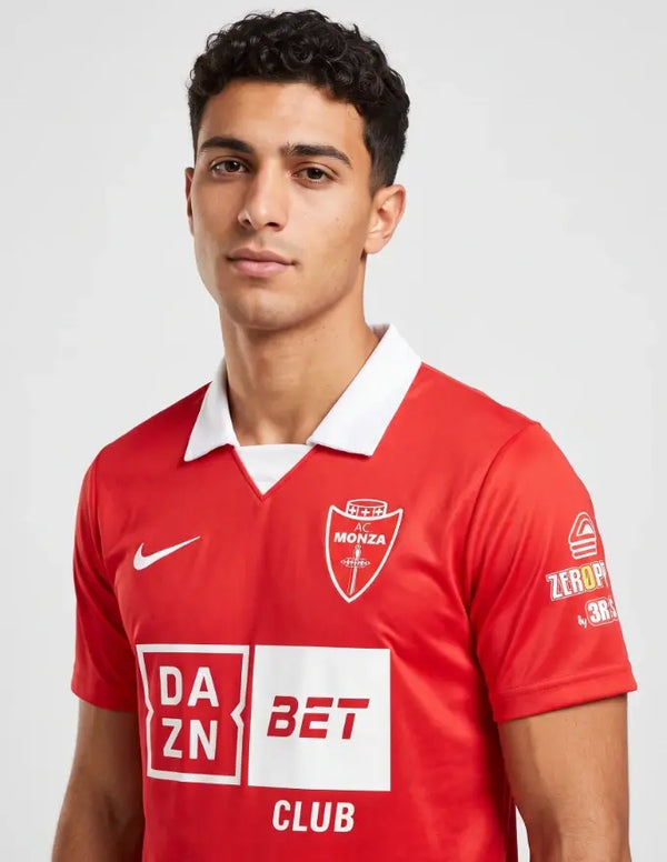 Maglia Home Monza 2026/2027 Nike stemma AC Monza DAZN Bet Club – dettaglio