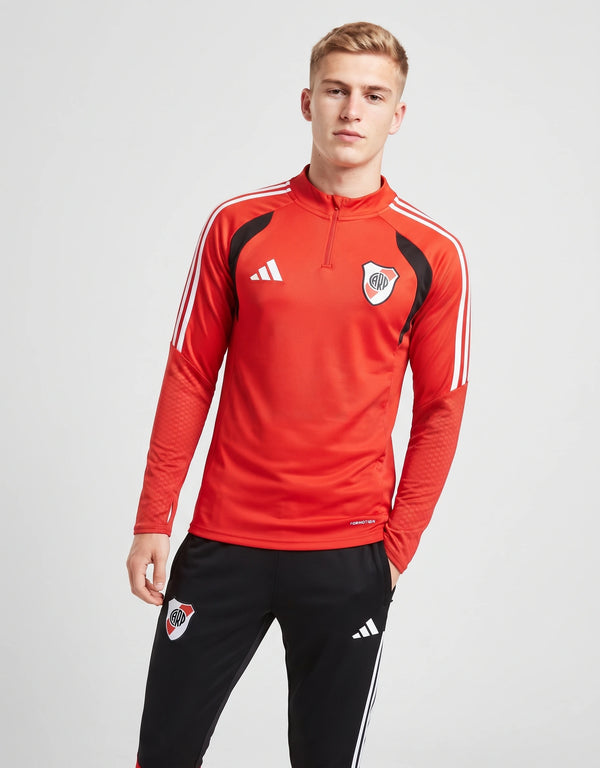 Tuta Allenamento River Plate 2026/2027 Adidas rossa – vista frontale
