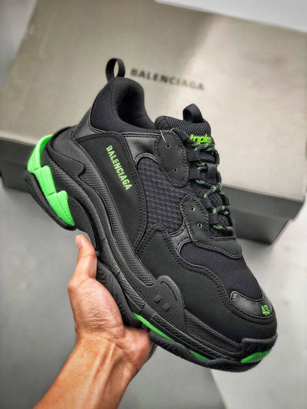 Balenciaga Triple S 3.0 Nere-Verdi - Provehito