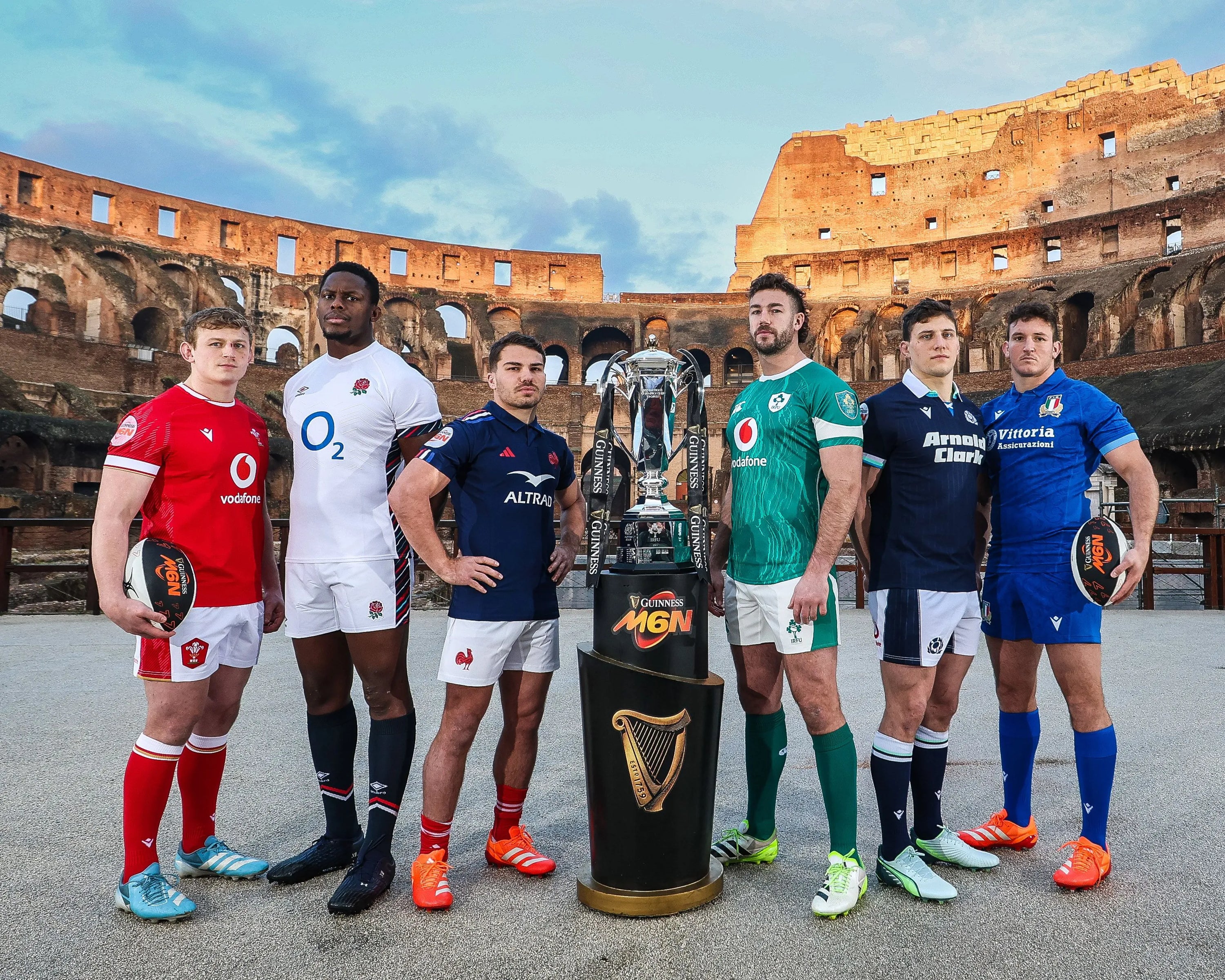 Maglie rugby Sei Nazioni 2025/26 - Italia Francia Scozia Galles - Provehito