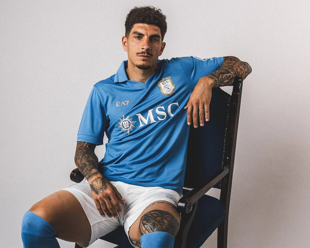 Maglia Napoli Home 2026/2027 EA7: la maglia del centenario