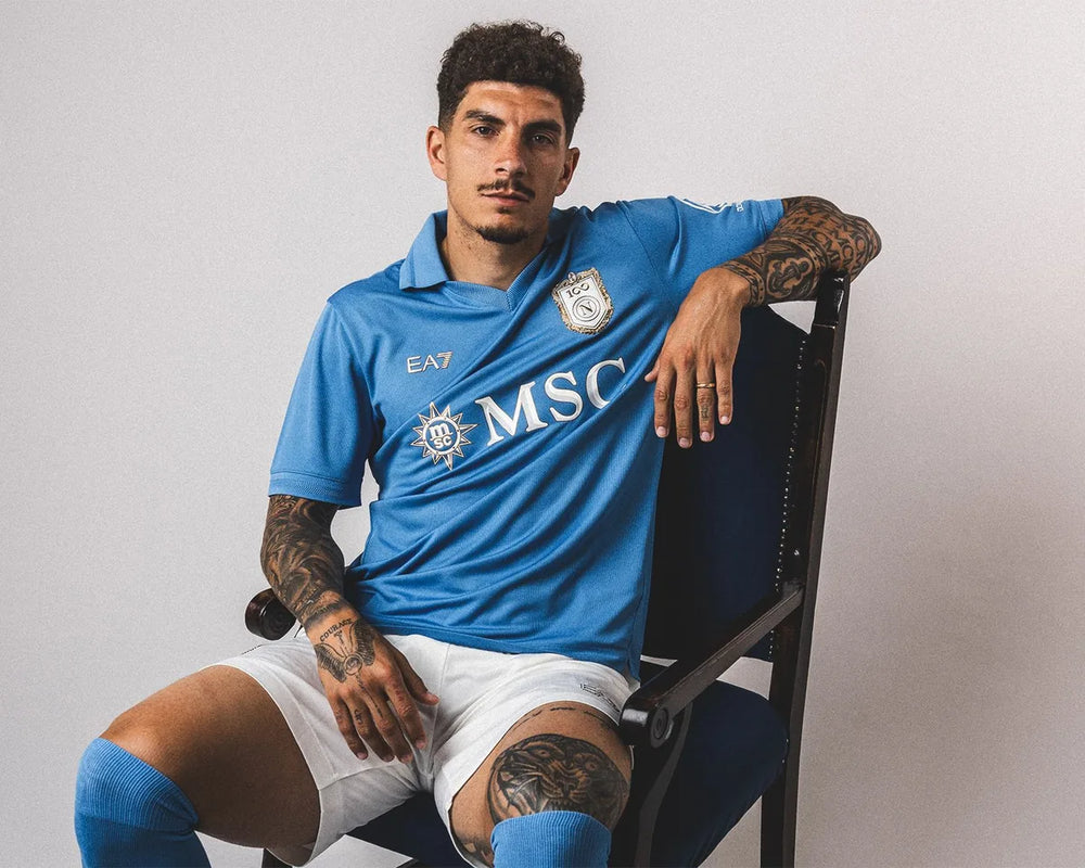 Maglia Napoli Home 2026/2027 EA7: la maglia del centenario