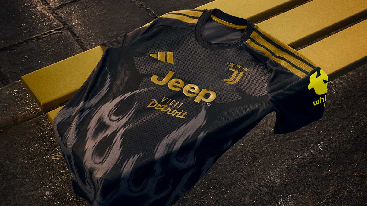 Maglia Juventus Third 2026/2027: la nuova terza maglia nera e oro Adidas