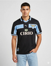 Maglia Lazio Terza Maglia Third 1998/2000 Puma nera con fascia celeste trasversale e aquila dorata