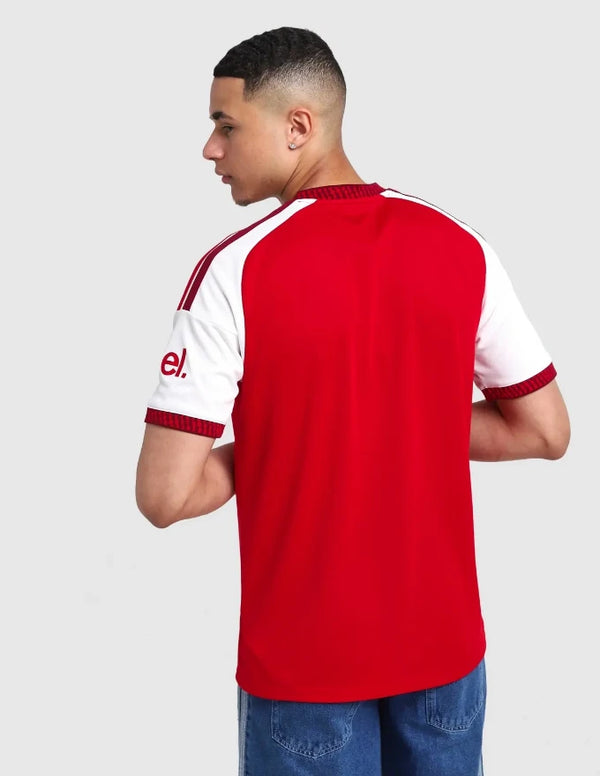 Arsenal Maglia Home 2026/2027 Adidas - vista posteriore con inserti bianchi raglan