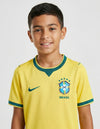 brasile completino home bambino 2025 2026 nike dettaglio stemma cbf brasil cinque stelle