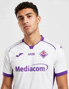 Dettaglio colletto e sponsor Mediacom sulla maglia Away Fiorentina 2026/2027