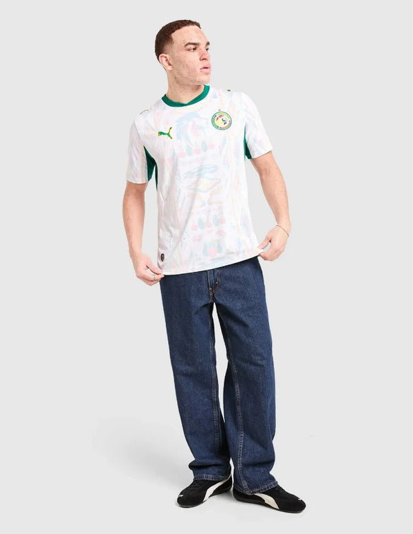 Senegal Maglia Home 2026 Puma Bianca con Trama Culturale Multicolore | Provehito