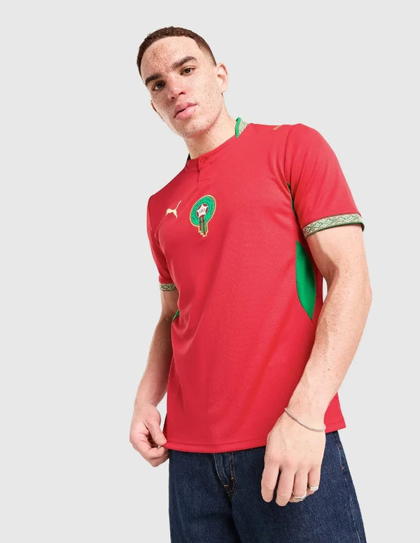 Maglia Home Marocco 2026 Puma Rossa con Dettagli Berberi | Provehito