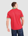 Marocco Maglia Home 2026 Puma - Vista Posteriore Rossa con Inserti Verdi