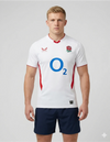 inghilterra rugby maglia home 2025 2026 castore bianca rosa tudor rossa o2
