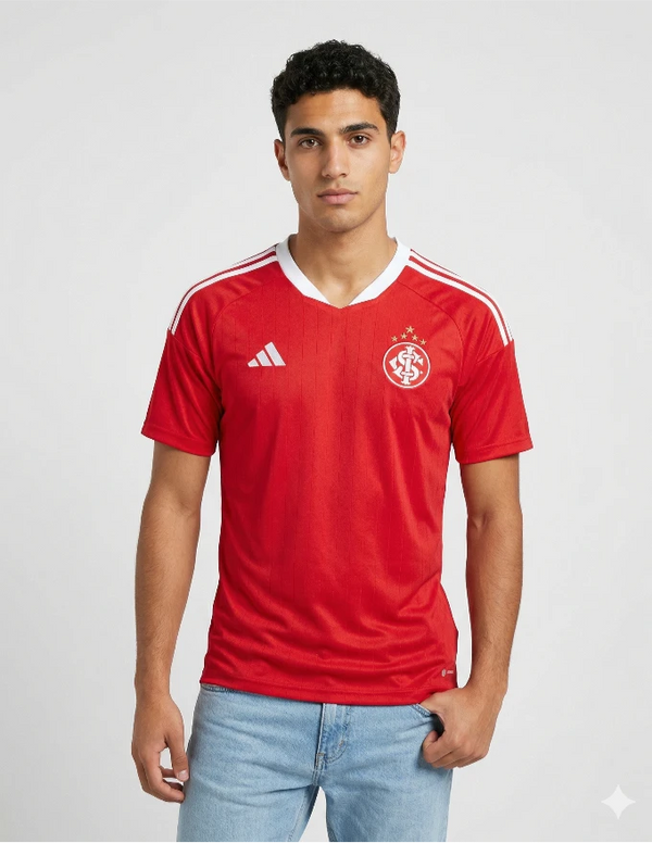 internacional maglia home 2026 2027 adidas rossa strisce bianche stemma colorado