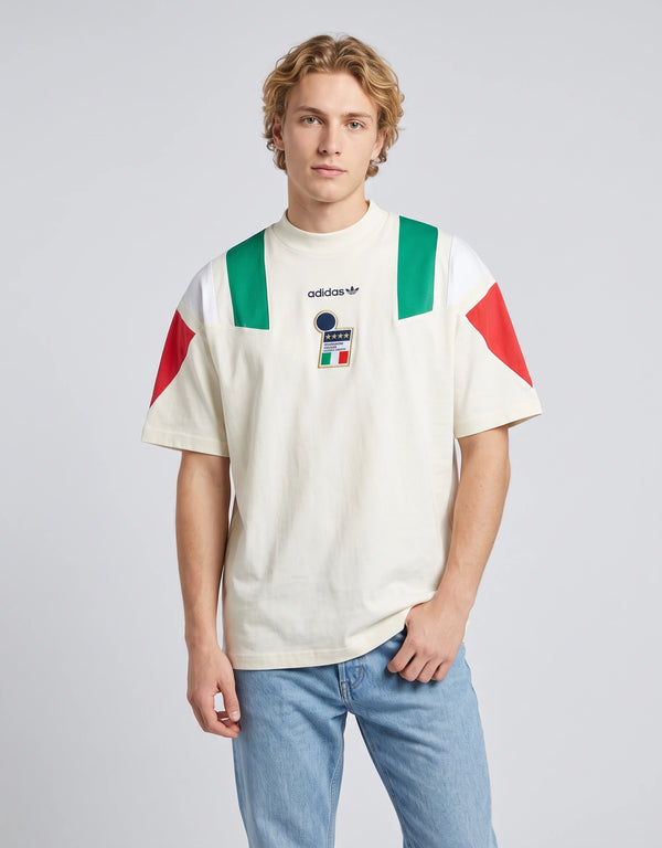 Italia T-Shirt EQT Adidas bianca 2026 – fronte