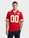 Maglia Kansas City Chiefs Home Game rossa vista frontale