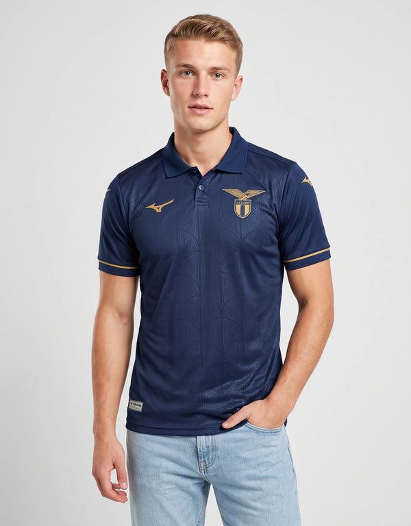 Terza Maglia Lazio 2026/2027 Mizuno blu navy – vista frontale