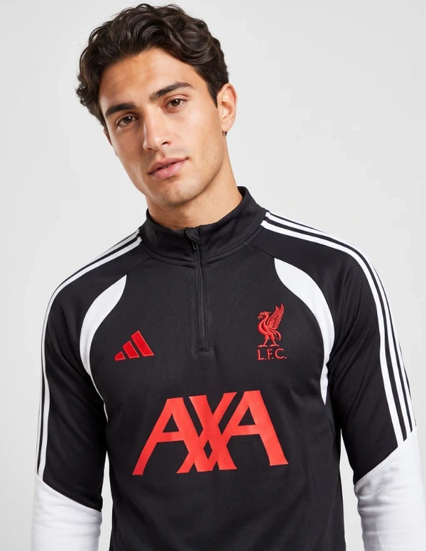 Tuta Liverpool Allenamento Nera 2026/2027 Adidas – dettaglio petto