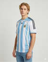 maglia argentina home 2006 adidas mondiali strisce albicelesti cuciture oro