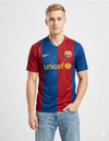 Maglia Barcellona Home 2006/2007 Nike blaugrana con strisce larghe verticali e sponsor UNICEF giallo