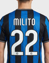 Retro maglia Inter Home 2009/2010 Nike Triplete con strisce nerazzurre vista posteriore