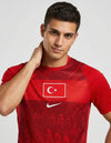 maglia turchia 2026 nike dettaglio bandiera turca pattern ebru