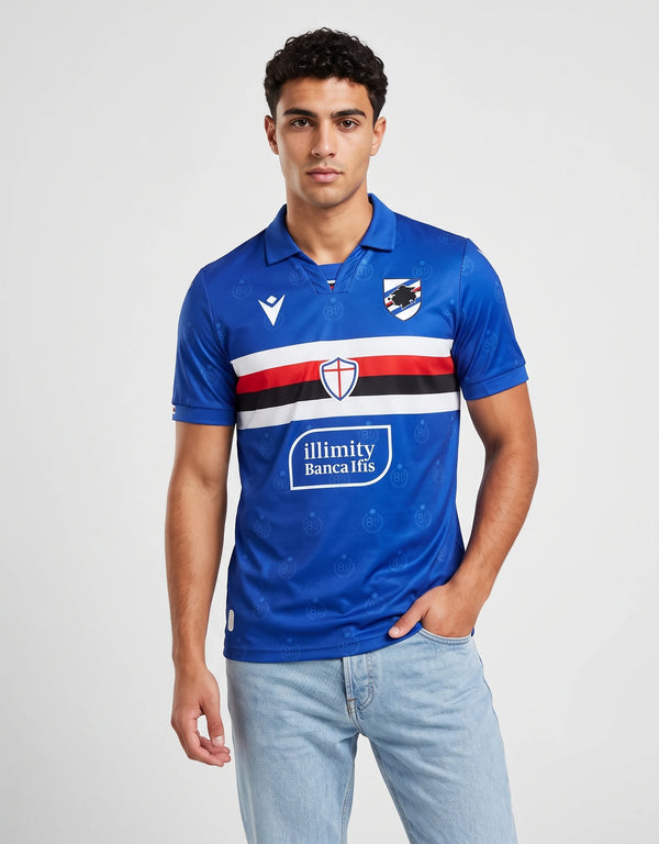 Maglia Home Sampdoria 2026/2027 Macron blu royal – fronte