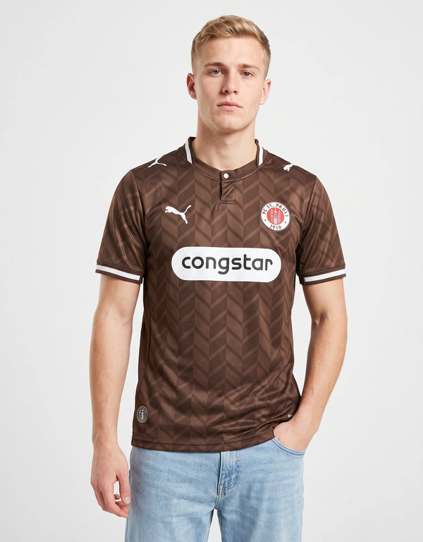 Maglia Home St. Pauli 2026/2027 Puma marrone – fronte