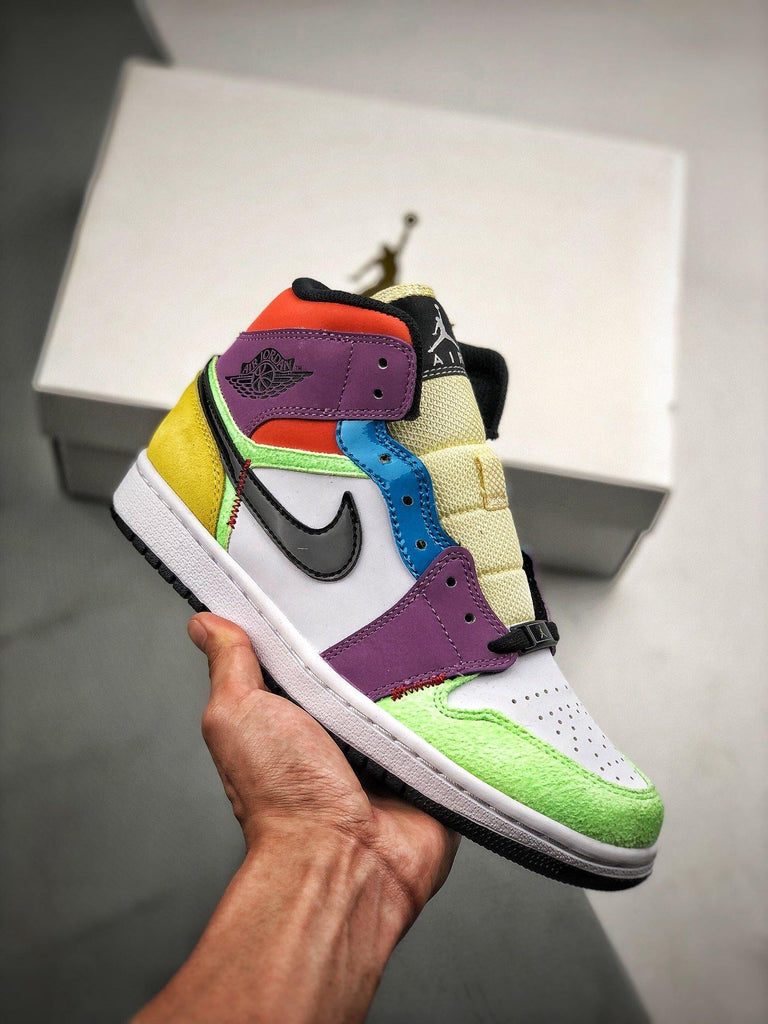 jordan 1 mid multicolor